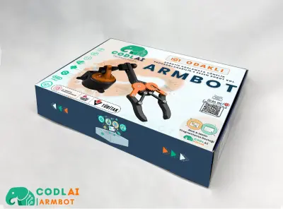 Codlai ArmBot 4 Eksen Programlanabilir Robotik Kol