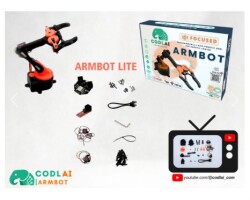 Codlai ArmBot Lite 4 Eksen Programlanabilir Robotik Kol - Thumbnail