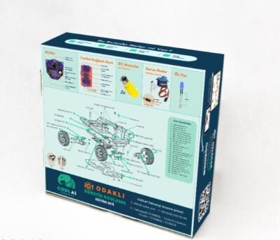 Codlai CarBot Lite WiFi Kontrollü Programlanabilir Robot Araba Kiti