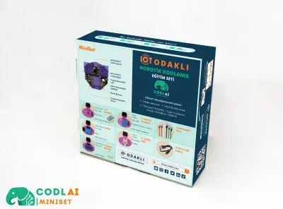 Codlai MiniSet IoT Tabanlı Robotik Kodlama Seti (Minibot + 5 Sensör)