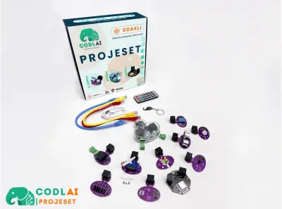 Codlai ProjeSet IoT Tabanlı Robotik Kodlama Seti (Minibot + Rolebot + 9 Sensör)