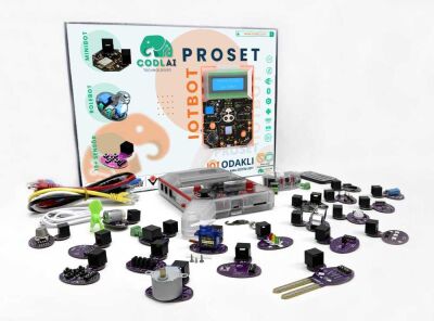 Codlai ProSet IoT Tabanlı Robotik Kodlama Seti (Minibot + Rolebot + IoTBot + 19 Sensör)