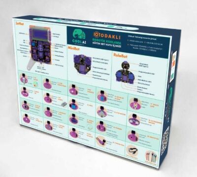 Codlai ProSet IoT Tabanlı Robotik Kodlama Seti (Minibot + Rolebot + IoTBot + 19 Sensör)