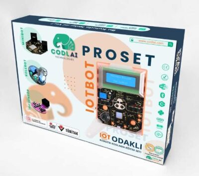 Codlai ProSet IoT Tabanlı Robotik Kodlama Seti (Minibot + Rolebot + IoTBot + 19 Sensör)