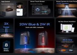 Creality Falcon A1 Pro 20W Lazer Gravür ve Kesici - Thumbnail