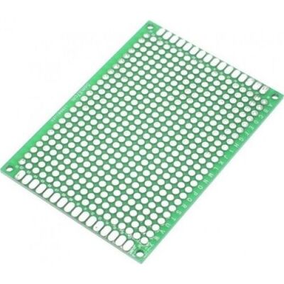 Delikli Pertinaks PROTO PCB - 5x7, Çift Yüzlü