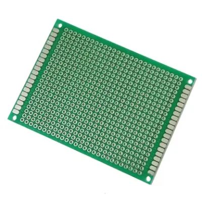 Delikli Pertinaks PROTO PCB - 6x8, Çift Yüzlü