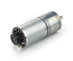 DFRobot - DFRobot 6V 210RPM Redüktörlü ve 11 CPR Enkoderli Motor - FIT0521