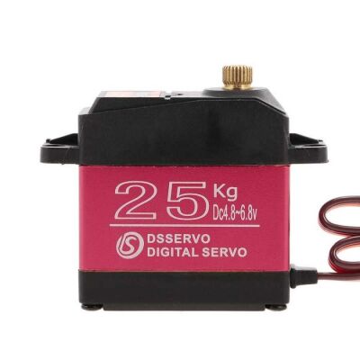 DSServo DS3225 25kg Su Geçirmez Dijital Servo Motor - 180°