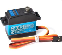 DSServo DS3235 35kg Yüksek Torklu Çekirdeksiz IP66 Su Geçirmez Dijital Servo Motor - Tek Eksen - Thumbnail