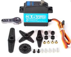 DSServo DS3235 35kg Yüksek Torklu Çekirdeksiz IP66 Su Geçirmez Dijital Servo Motor - Tek Eksen - Thumbnail