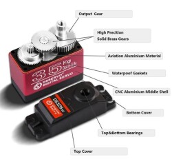 DSServo DS3235 35kg Yüksek Torklu IP66 Su Geçirmez Dijital Servo Motor - Tek Eksen - Thumbnail