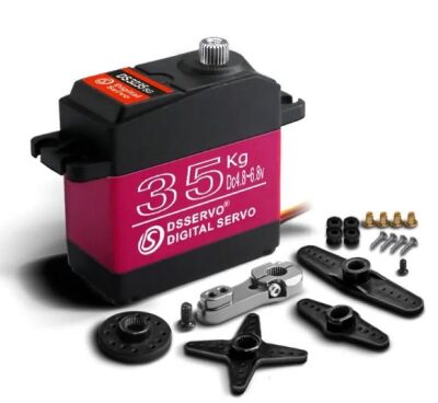 DSServo DS3235 35kg Yüksek Torklu IP66 Su Geçirmez Dijital Servo Motor - Tek Eksen