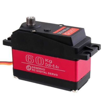 DSServo DS5160 HV 60kg Yüksek Torklu Su Geçirmez Dijital Servo Motor - 180°