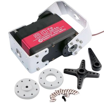DSServo DS5180 80kg Yüksek Torklu Su Geçirmez Dijital Servo Motor - 180°