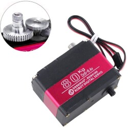 DSServo DS5180 80kg Yüksek Torklu Su Geçirmez Dijital Servo Motor - 180° - Thumbnail