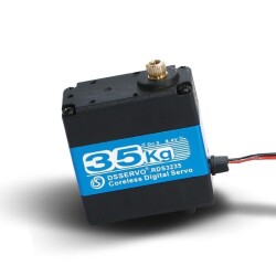 DSServo RDS3235 35kg Çekirdeksiz IP66 Su Geçirmez Dijital Servo Motor - 180° - Thumbnail