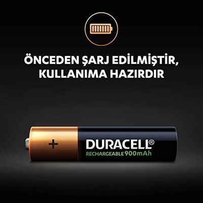 Duracell AA Şarj Edilebilir (Şarjlı) Pil - 1.2V, 2500mAh, HR6, DX1500, 2li