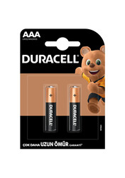 Duracell - Duracell AAA 1.5V İnce Kalem Pil - LR03, MN2400, 2li Duracell - Duracell AAA 1.5V İnce Kalem Pil - LR03, MN2400, 2li