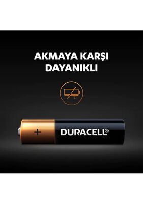 Duracell AAA Alkalin 1.5V İnce Kalem Pil - LR03, MN2400, 4lü