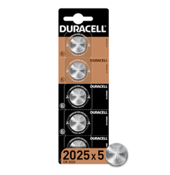 Duracell CR2025 3V Lityum Hafıza (Düğme - Buton) Pili - DL2025, 5li - Thumbnail