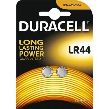 Duracell LR44 Lityum Düğme (Buton) Pil - 3V, A76, V13GA, 2 li
