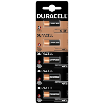 Duracell MN21-23 Alkalin Araç Kumanda Pili 12V - A23, 23A, V23GA, 5li