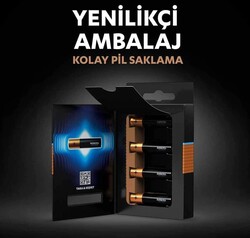 Duracell Optimum Alkalin AAA İnce Kalem Pil - 1.5V, MX2400, 4lü - Thumbnail