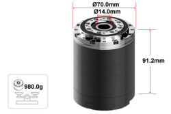 Dynamixel-Y YM070-210-A051-RH Endüstriyel Servo Robot Aktüatör (All in One) - 24V - Thumbnail