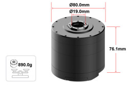 Dynamixel-Y YM080-230-B001-RH Endüstriyel Servo Robot Aktüatör (Elektrikli Fren) - Thumbnail
