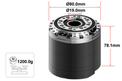 Dynamixel-Y YM080-230-R051-RH Endüstriyel Servo Robot Aktüatör (Sikloid Redüktörlü)