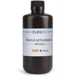 Elegoo - ELEGOO Dental Orthodontic UV Reçine - ORANGE, 0.5kg Elegoo - ELEGOO Dental Orthodontic UV Reçine - ORANGE, 0.5kg