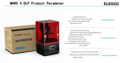 Elegoo Mars 4 DLP 3D Printer - Reçineli - Thumbnail