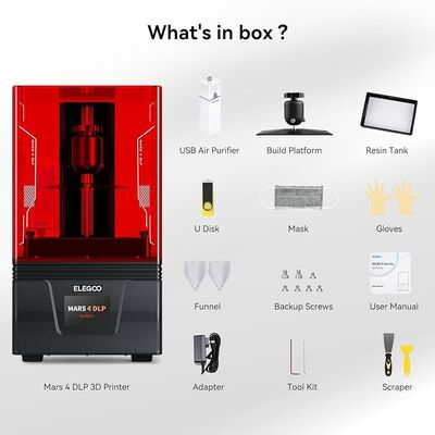 Elegoo Mars 4 DLP 3D Printer - Reçineli - 5
