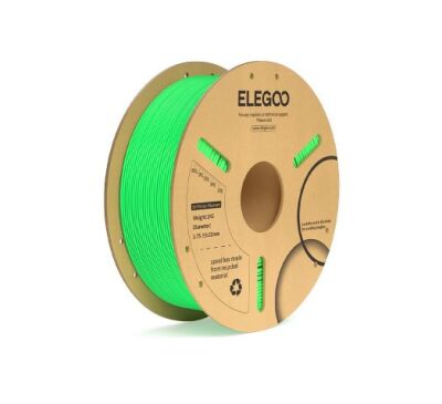 ELEGOO PLA+ Filament Neon Yeşil - 1kg, 1.75mm