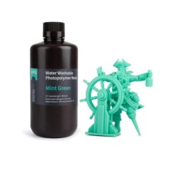 Elegoo - ELEGOO Water Washable (Suda Yıkanabilir) Reçine - Mint Green, 1Kg