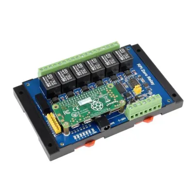 Endüstriyel 6 Kanal Röle Modülü (Raspberry Pi Zero) - RS485/CAN Bus, 20863