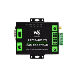 Endüstriyel Seri Sunucu RS232/485 To WiFi ve Ethernet (POE) - Modbus, MQTT GateWay - Thumbnail