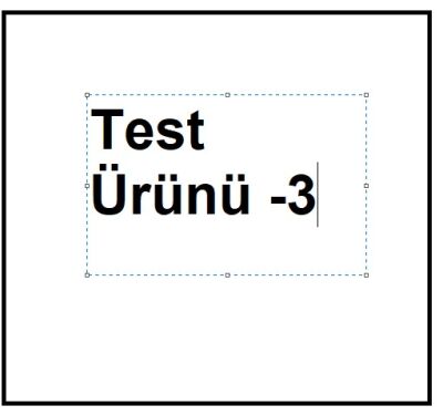Entegrasyon Test Ürünü -3