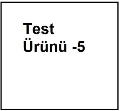 Entegrasyon Test Ürünü -5