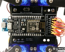 ESP Tabanlı Wifi Örümcek Robot Kiti - Demonte - Thumbnail