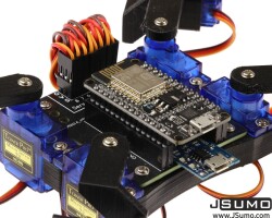 ESP Tabanlı Wifi Örümcek Robot Kiti - Demonte - Thumbnail