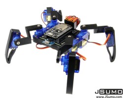 ESP Tabanlı Wifi Örümcek Robot Kiti - Demonte - Thumbnail