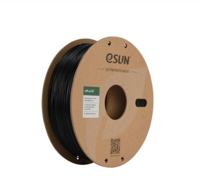 eSUN 1.75mm ePLA-ST Yüksek Sertlikte (Toughness) Filament - Siyah, 1kg - 1