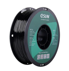 Esun - ESUN Petg 1.75mm Filament - Düz Siyah, 1kg