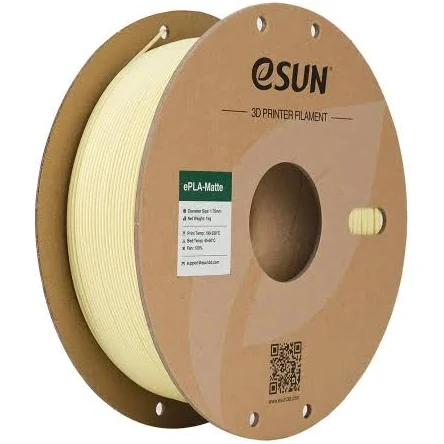 ESUN 1.75mm ePLA-Matte Estetik Filament - Badem Sarısı, 1kg