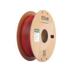 Esun - ESUN 1.75mm e-PLA Matte Estetik Filament - Siyah Kırmızı, 1kg