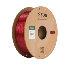 Esun - ESUN 1.75mm e-TPU (eTPU-95A) Esnek Filament - Transparan Kırmızı, 1kg