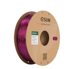 Esun - ESUN 1.75mm e-TPU (eTPU-95A) Esnek Filament - Transparan Mor, 1kg