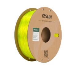 Esun - ESUN 1.75mm e-TPU (eTPU-95A) Esnek Filament - Transparan Sarı, 1kg